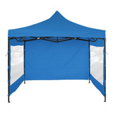 Gazebo Plegable Autoarmable Paredes 3x3 Impermeable Ct Color Azul