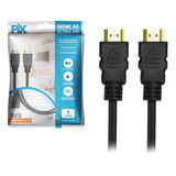Cabo Hdmi Pix 2.0 4k Hdr 19 Pinos 32awg 1m Polybag 