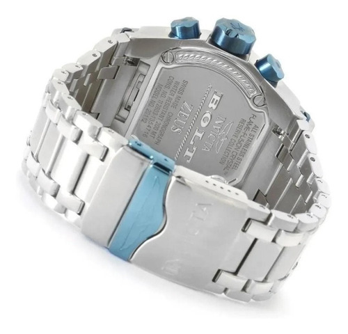 Relógio Bolt Zeus Magnum Banhado Prata Resistente Luxuoso