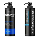 Combo Elegance Shaving Gel + Lotion Gel 500 Ml Azul 