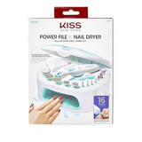 Lampara De Uñas  Kiss Power File X Secador De Uñas, 1.14 Lb