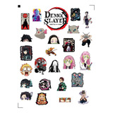 Plantilla De Stickers Demon Slayer One Piece Sanrio Jujutsu