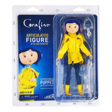 Gk Neca Coraline Impermeable Amarillo, Figura Articulada