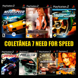 Pack 7 Jogos Need For Speed - Ps2