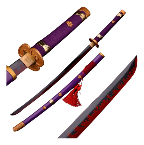 Katana Roronoa Zoro Enma One Piece Full Tang Afiado  Premium