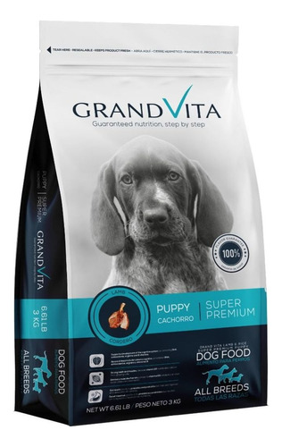 Grand Vita Cordero Cachorro 8kg