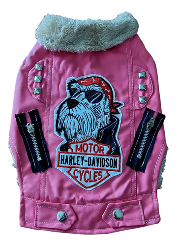 Campera/chaleco Kalon Harley Davidson Motocycles Para Perros