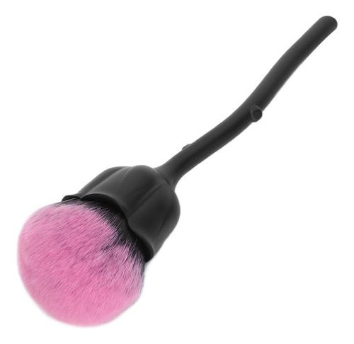 Polvo De Uñas Blush Brush En Forma De Rosa Elegante Para Lim