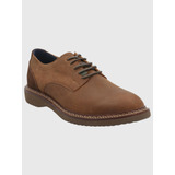 Zapato Cuero Hombre Mambo Café Hush Puppies