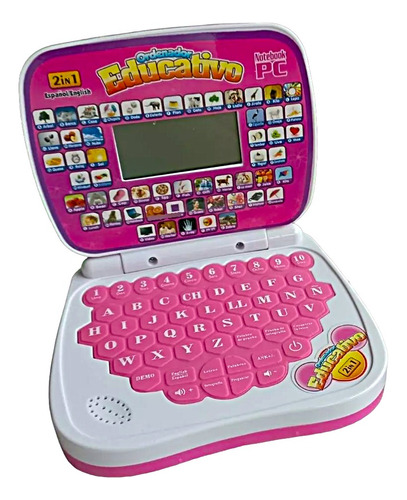 Computador Portátil Didáctico Infantil Educativo Niños 15cm