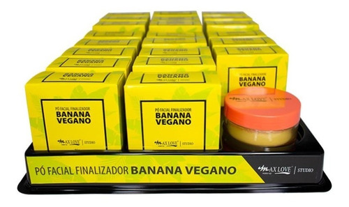 Pó De Banana Vegano  Max Love Box 22 Uni Atacado Lançamento