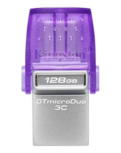  Pendrive Dual Usb 3.2 A/c 128gb Kingston Microduo 3c