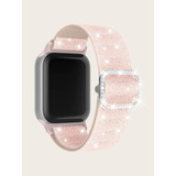 Pulseira Para Apple Watch Feminina C/ Strass Brilho Luxo