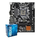 Kit Upgrade Placa Mãe H110m-hg4 + Intel Pentium G4560
