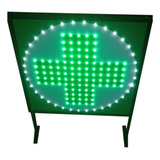 Cruz Led 50 X 50 Farmacia Veterinaria Doble Faz