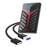 Case Externo Gaveta Hd Ssd 2.5  Note Sata3 Usb 3.0 Gamer Led