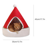 Casa Con Cama Tipo Tienda Cómoda De Árbol De Navidad P/gato