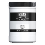 Liquitex - Pintura Acrlica Basics, Tarro De 32onzas, Blanco