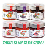 Geleia Diet De Frutas Vegano Hué Caixa Mista Com 12 Unid