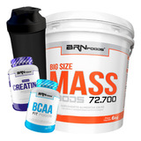 Kit Hipercalorico 6kg + Bcaa + Creatina + Copo