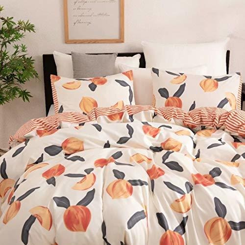 Fundas Para Edredones - Peach Bedding Cute Queen Duvet Cover