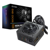 Fonte De Alimentação Atx Gamer Evga 500w Bq 80 Plus Bronze 