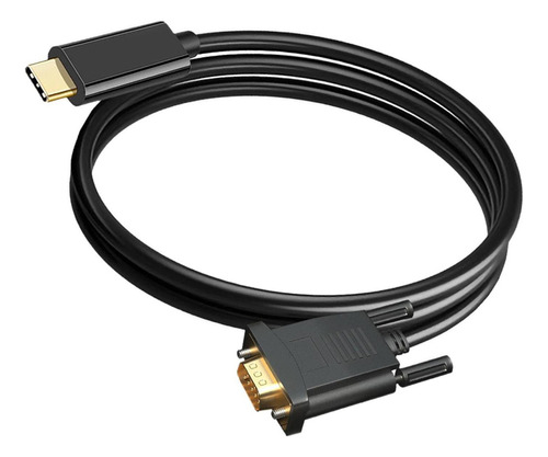 Cable Usb C Tipo C A Vga, Resolución 1080p Plug And Play