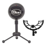Blue Microphones Snowball Usb Micrófono (negro Brillante) Co