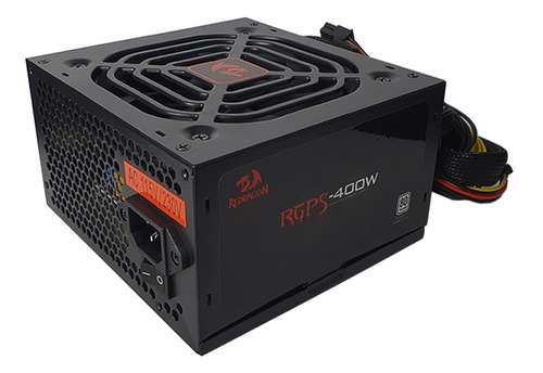 Fonte Gamer Redragon Rgps-400w 80 Plus Pfc Ativo - Gc-ps012