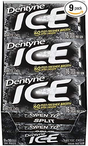 Dentyne Hielo Chicle Sin Azúcar (arctic Chill 16 Pieza Pack 