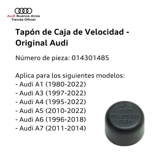 Tapn De Caja De Velocidad Audi A1 2011 Al 2021 Foto 2