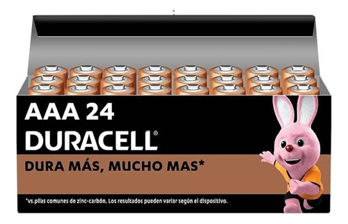 Pack 24 Pilas Duracell Aaa Alcalina Caja