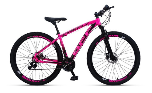 Mountain Bike Off Aro 29 Firefly Aro 29 15  Freios De Disco Mecânico Câmbios Off Cor Rosa Firefly