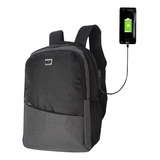 Mochila Ejecutiva Urbana Porta Notebook Con Usb Para Celular