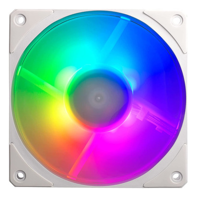 Cooler Argb P/ Gabinete,cooler Master Mobius 120mm, Branco Led Rgb