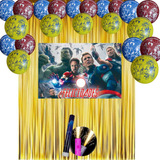 Avengers  Globos Decoracion Cumpleaños Fiesta