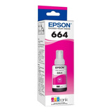 Botella De Tinta Epson #664 Magenta Original T664320