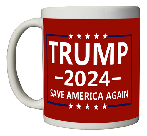 Rogue River Tactical Donald Trump 2024 Taza De Café Save Ame