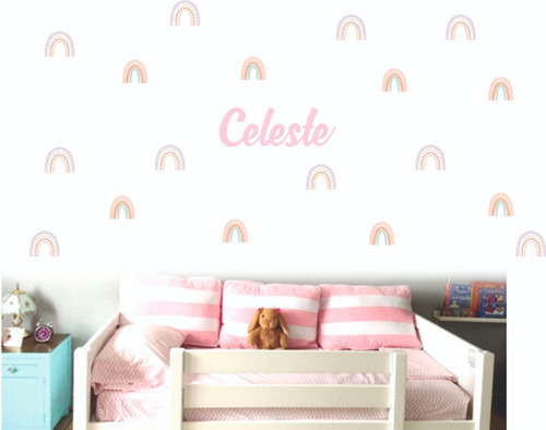 Vinilos Decorativos Infantiles Bebes Y Niñas Oferta Arcoiris