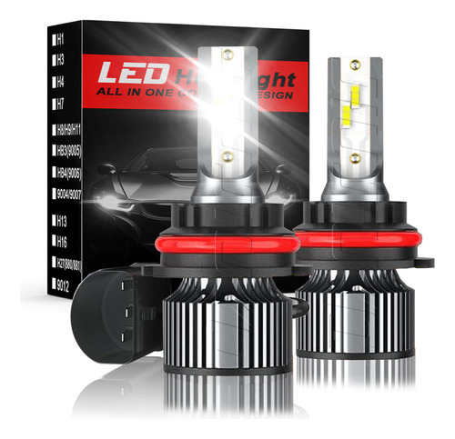 Kit Faros Luz Led 9007 30000lm Para Dodge Haz Alta/baja