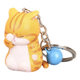 Llaveros De Gato Gatito Para Llaves De Coche Kawaii Adorable