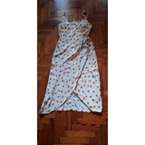 Vestido Solera Con Doble Falda No Wanama 