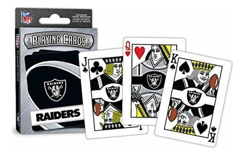 Naipes Masterpieces Nfl Raiders