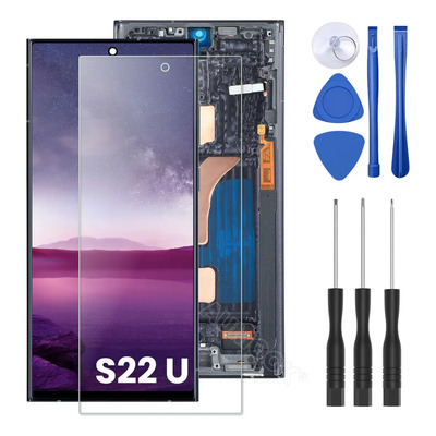 Pantalla Para Samsung S22 Ultra Lcd Mostrar Táctil Con Marco | Envío gratis