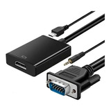 Adaptador Convertidor De Vga A Hdmi Full Hd 1080p 1813