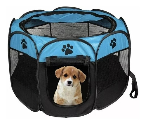 Corral Plegable Para Mascotas Perros Gatos Talla S