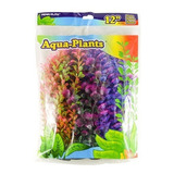 Planta Artificial Plastica Pecera Aqua Plant 30 Cms 6 Unidad