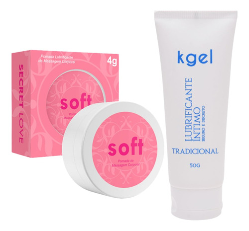 Kit Gel Lubrificante Anal Anestésico Extra Forte Sex Shop