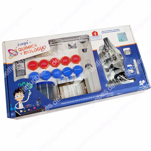 Galileo Juego De Química + Microscopio Mpa 450