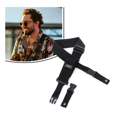 Correia Alça Ibox Quick Release Colors Guitarra Preta Cqrp | MercadoLivre